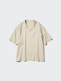 UNIQLO Рубашка с открытым воротником  фото