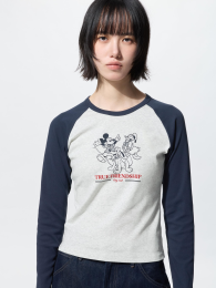 UNIQLO Микки и друзья UT Футболка XXL XL L M 3XL S XS Ультрамарин  - купить