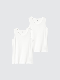 UNIQLO 2 хлопковые внутренние майки/топы (Размер 120, 140, 150, 130, 160, 110)  - купить