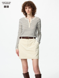 UNIQLO Вельветовая мини-юбка  - купить