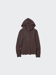 UNIQLO Худи с ребристой текстурой XL (Ультрамарин)  фото