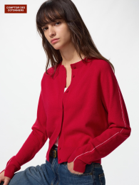 UNIQLO Кашемировый кардиган с круглым вырезом  фото