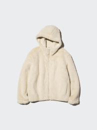 UNIQLO Флисовая худи-куртка  фото