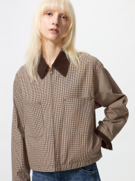 UNIQLO Застёгивающаяся на молнию короткая куртка  - купить