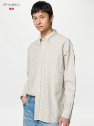 UNIQLO オックスフォードのオーバーサイズシャツ  фото