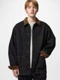 UNIQLO Комбинезон, умеренно свободный, укороченный крой, Черный, размеры XS-4XL  фото
