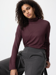 UNIQLO Трикотажная водолазка с прозрачными ребристыми вставками  фото