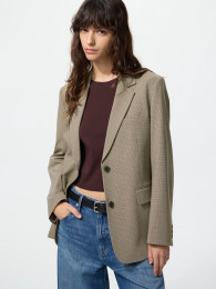 UNIQLO Тейлорский жакет свободного кроя  фото
