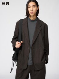 UNIQLO Джерсовый приталенный пиджак  фото