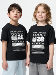 UNIQLO Детская футболка Disney x Формула 1 UT черная (Размеры 100-160)  - купить