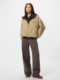 UNIQLO Теплые широкие спортивные штаны с удлиненной длиной.  фото