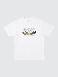 UNIQLO Футболка PEACE FOR ALL Дик Брун, Размер: 3XL, Цвет: Белый  фото
