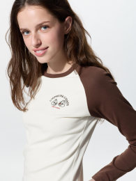 UNIQLO Микки и друзья UT/мини Футболка, Ретро, XL, Темно-коричневый  фото