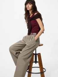 UNIQLO Умные широкие прямые брюки  фото