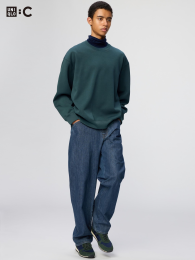 UNIQLO Баррельные джинсы/удлиненные  фото