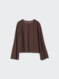 UNIQLO Кружевная блузка  фото