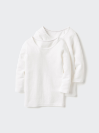 UNIQLO 2-пакет хлопковых нижних футболок.  - купить
