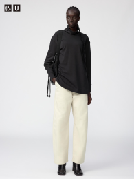 UNIQLO チノパンのワイドパンツ  фото
